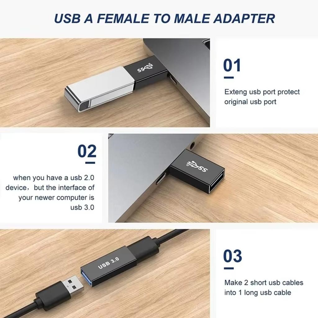 USB 3.1 to Type C Adapter Supports 10Gbps Data Transfer and Charging for Smartphones Tablets and More