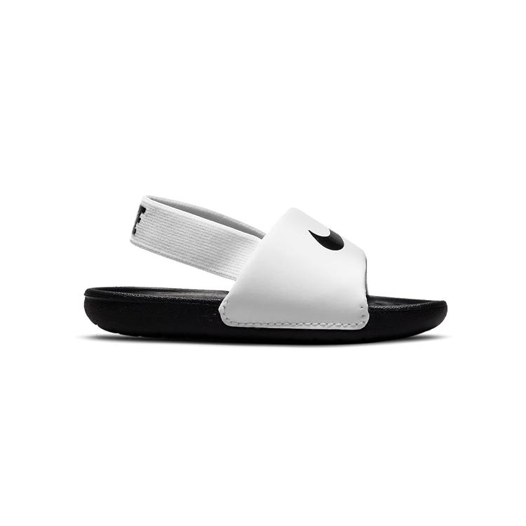 Nike Kawa Slide Low top Toddler Shoes Black White Infant And Toddler DM0974-100