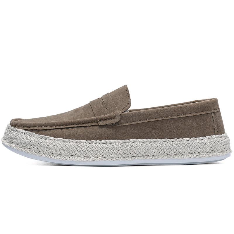 Sommer Herrenschuhe Ein-Pedal Herren Freizeitschuhe Slipper Herren Peking Stoffschuhe Herrenschuhe Herrenschuhe