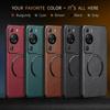 Für Huawei P60 Klassisches Leder Kabelloses Laden Für Magsafe Magnetische Hülle Für Huawei P60 Pro P60Pro Weiche Rückseite