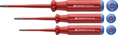 PB SWISS TOOLS PB Swiss Tools SwissGrip Classic Griffart Isolierter Hexalob-Schraubendrehersatz Schlanke Spitze 3-teilig 5549.SL