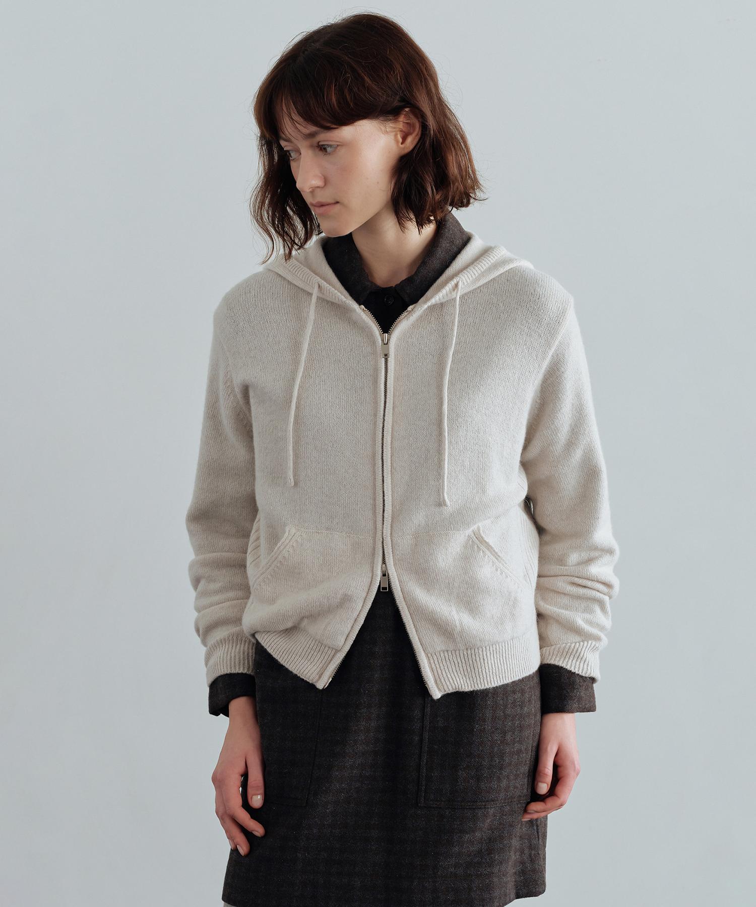 The Rye Alpaca Hood Knit Zip-Up(Oatmeal) Oatmeal/F