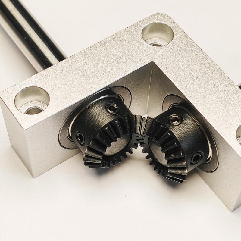 90 Degree Right Angle Gearbox 1:1 Ratio with 8mm/10mm Shaft,Mini Bevel Gear Transmission Box for RC Models DIY Machinery
