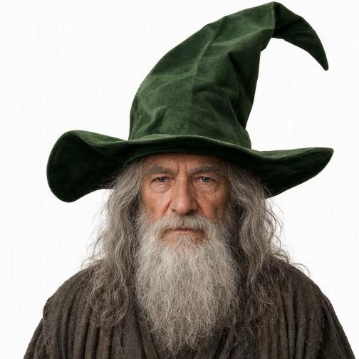 Halloween Gray Wizard Wig Beard Clothes Set Hobbit Gandalf Clothes Hat