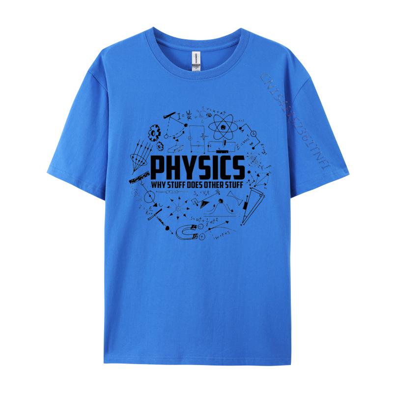 Physics Stuff Tshirts 100 Cotton Fabric Men Tops  Tees Novelty Design Tshirts Unique Tops Shirts Designer