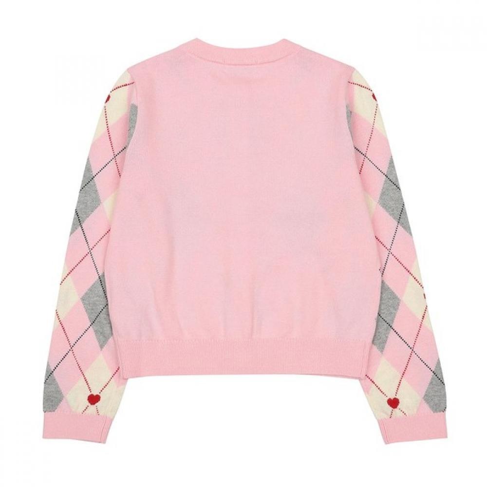 Hedge Kids Argyle Cardigan Huf12kc51m Pk