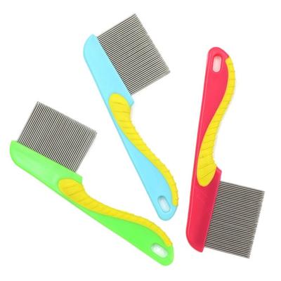 Self Cleaning Flea Tick Comb Cute Cat Massage Comb Practical Dog Grooming Comb  Dog