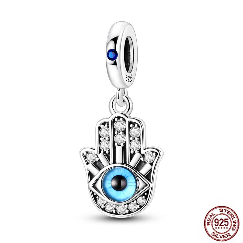 Copper Loveheart Charms Beads Cute Cat Panda Poker Phone Charm Pendant Fit Original Bracelet Diy Jewelry Women Gift