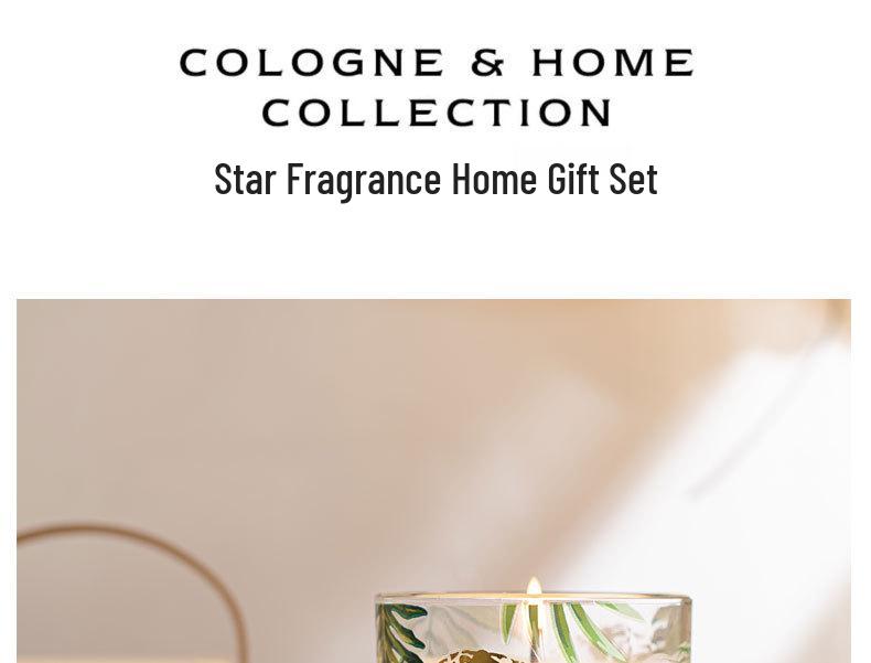 Aromatherapy Soy Candle - Lily Fragrance Natural Air Purifier | Gift Box for Friends