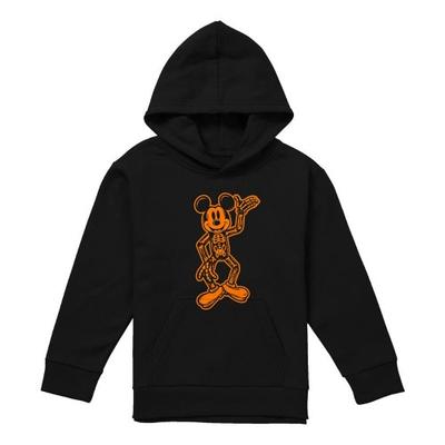 Childrens/Kids Mickey Mouse Skeleton Pullover Hoodie