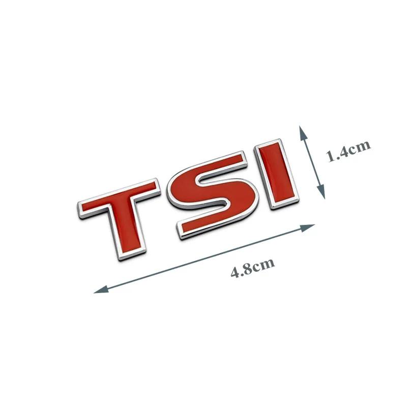 Metal Letters For Car Volkswagen Golf 7 TSI VW Jetta Polo 5 6 Tiguan Passat MK7 MK6 TSI Logo Emblem Sticker Trunk AccessoriesNB9