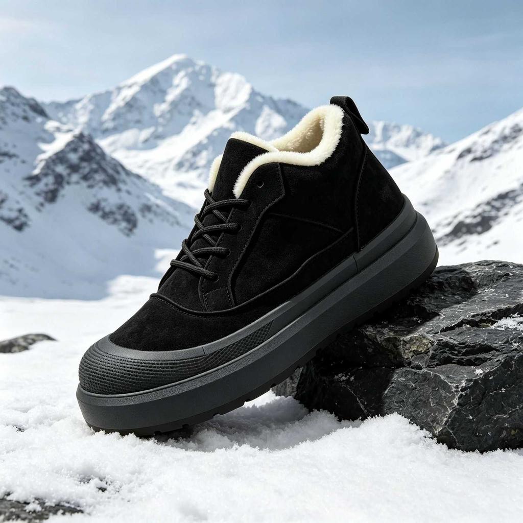 Autumn and winter new hair generation women's velvet casual shoes anti-collision hemming toe non-slip and wear-resistant baseplate shoes