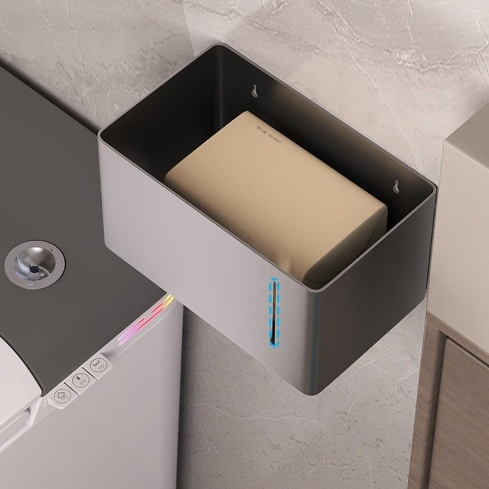 Waterproof Bathroom Tissue Rack Non Perforated Roll Paper Box  Bathroom Accessories