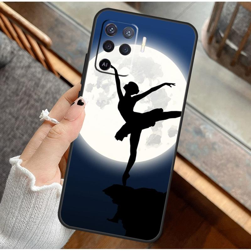 Ballet Ballerina Dancer Phone Case For Oppo A16 A76 A78 A96 A58 A18 A38 A98 A17 A77 A80 A40 A60 A74 A94 A54 A15 A57S