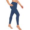 Pantalones de yoga ajustados y sólidos a la moda para mujer, pantalones de entrenamiento de cintura alta para ejercicio, pantalones ajustados para mujer, leggings casuales para mujer 25153