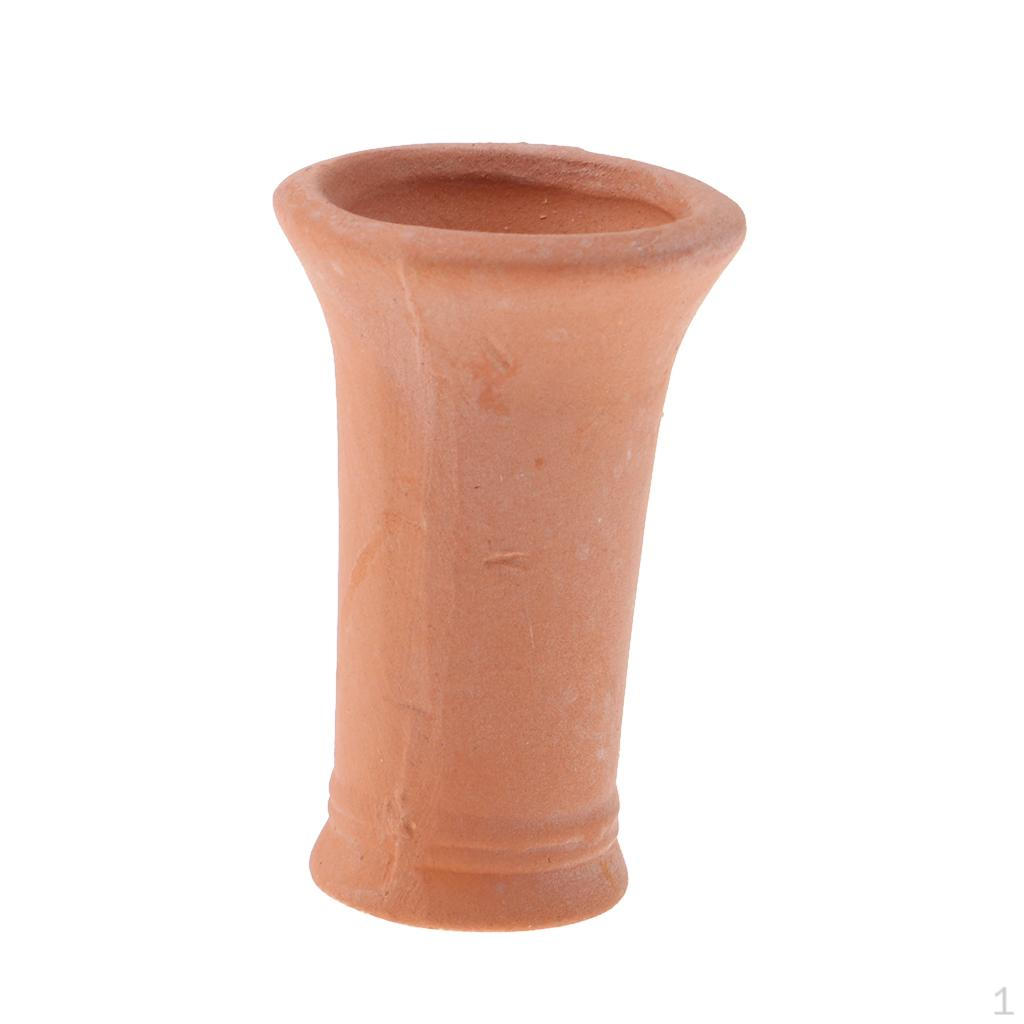 

1/12 Dollhouse Miniatures Porcelain Vases Set Items Fairy Garden DIY світло-коричневого кольору