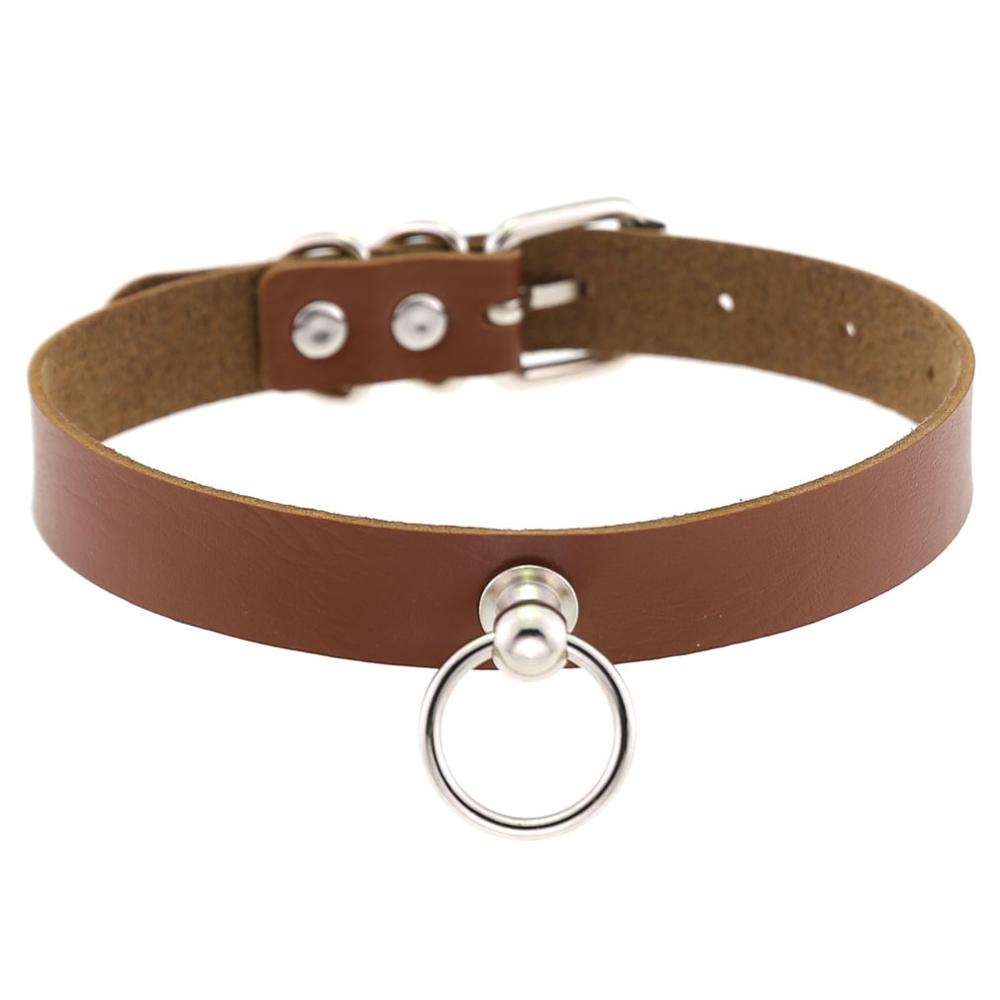 Collier choker gothique noir pour femmes Collier Fahsion Choker gothique hommes Punk rock choker en cuir emo Harajuku Bijoux Steampunk