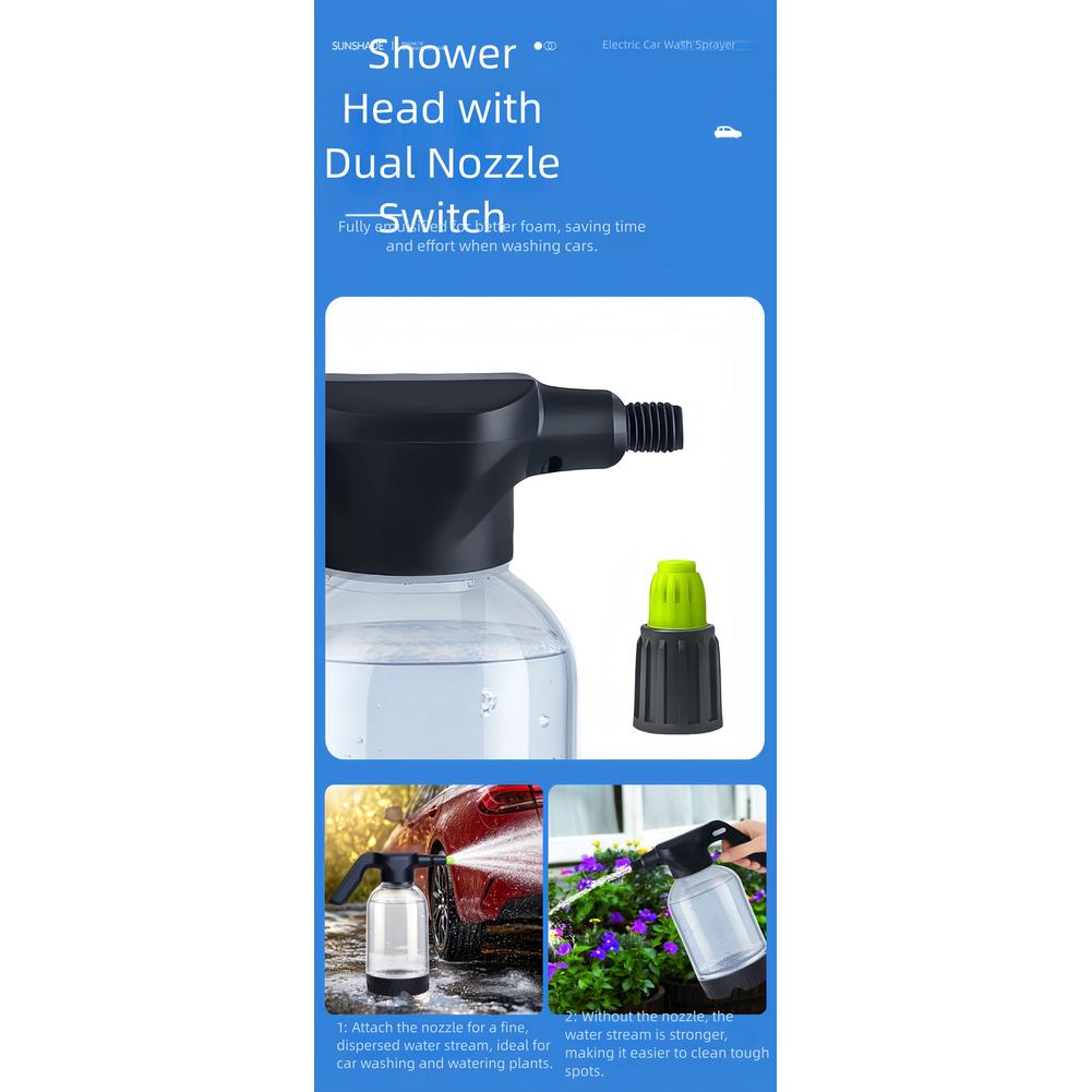 Foam Spray Bottle Electric Foamer Garden Watering Versatile Electric Watering Can Electric Sprayer No Manual Pumping China Mainland