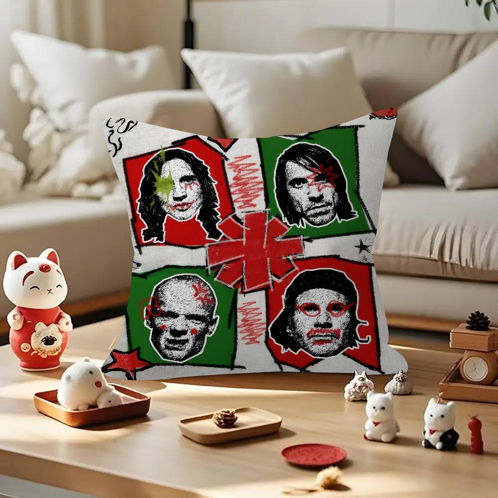 R-Red Hot C-Chili Peppers   Pillow Gifts Home Office Furnishings Bedroom Sofa Car Cushion Cover Case 45x45cm