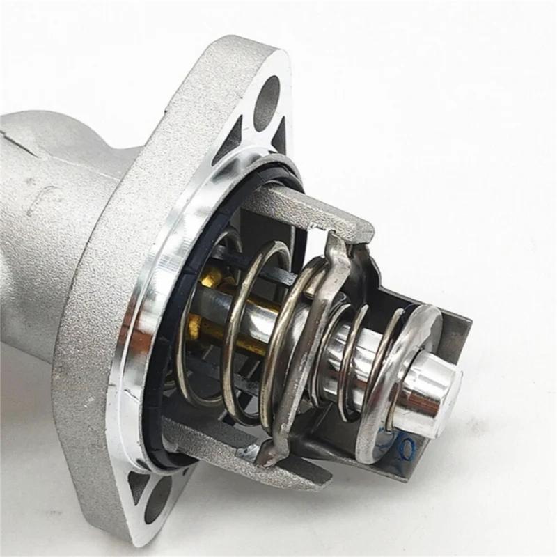 Engine Coolant Thermostat Assembly 25500-2E085 255002E085 for Veloster 2017-2020 Thermostat Housing Assembly Replacement