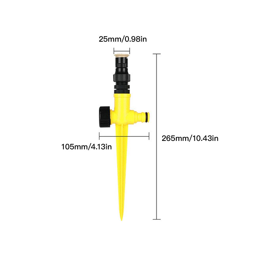 360° Rotation Garden Sprinkler Automatic Irrigation Watering System Adjustable Agriculture Lawn Farm Greenhouse Plant Water Sprayer