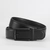 Men's Casual Anti-Pull 3.5 Automatic Buckle Two-Layer Cowhide Belt