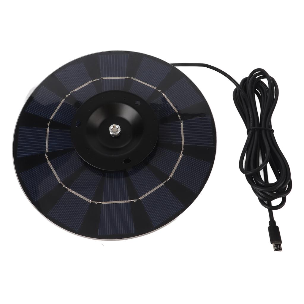 Solar Panel 5W Battery Charger Solar Panel Power Supply with 3 Meter Cable for Outdoor