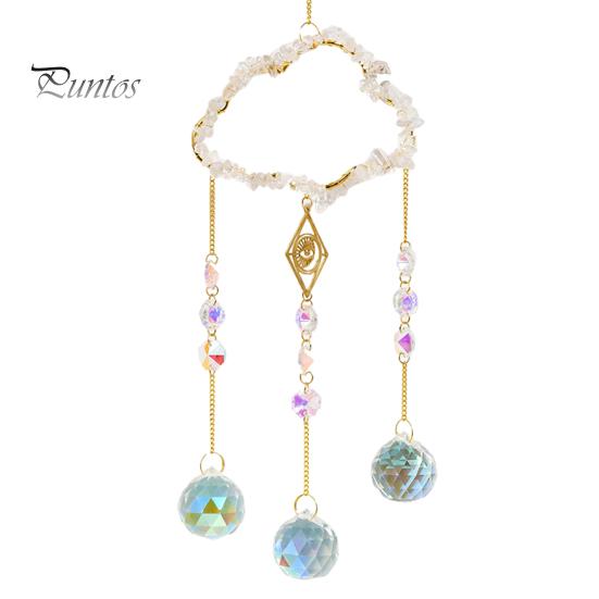 Sonnenfänger-Windspiel-Anhänger, lebendige Farben, schöne Reflexionen, Regenbogen-Kunstkristall, handgefertigter Gartenfenster-Anhänger