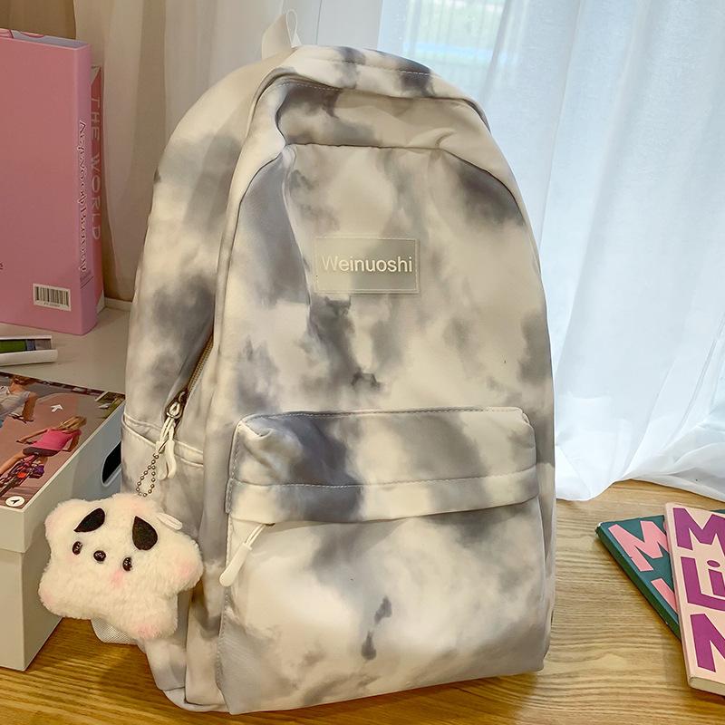 Children's Schoolbags Elementary School Girls Junior High School Girls High Looking Tie Dye School Backpacks