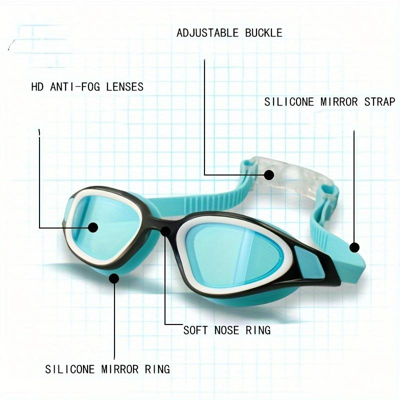 New Fashion Swimming Goggles High Definition Goggles Large Frame Training Equipment Swim Goggles Men Adult