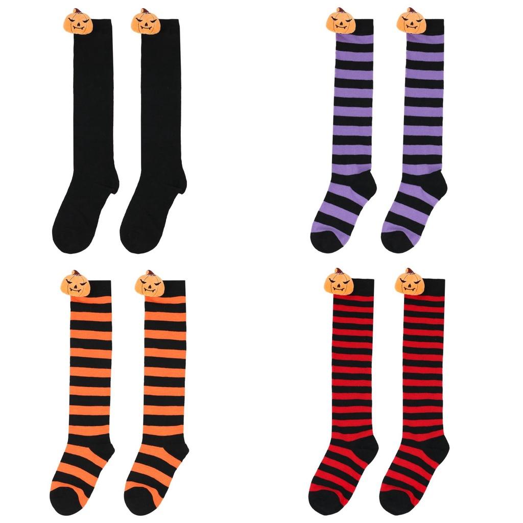 New Arrival Pumpkin Demon Halloween Socks For Kids Plush Toy Long Tube Socks