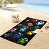 Among Us Print Strandtuch, Großes Weiches Schnelltrocknendes Handtuch für Strand Camping Schwimmen
