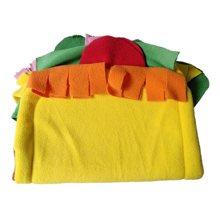Plush Hamster Nest Plush Toy Habitats Decors Hideout Viewing Room Tacos Shape