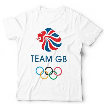 Team GB T-Shirt Unisex und Kinder Unterstützung Großbritannien Spiele Union Jack