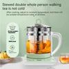 1.8L Large Capital Electric Health Teapot 800W Household Multi-function Kettle Small Portable Thick Glass Kettle Thermos