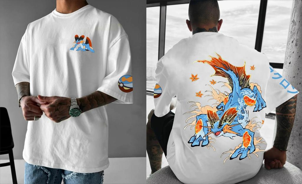 2026 Pokémon Japanese Anime Peripheral Umbreon Short Sleeve T-Shirt Pokémon Summer  Unisex Fashion Breathable Sports Top