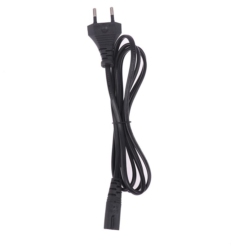 1Pc Eu Power Cord Eu Ac Power Cable Figure 8 C7 To Euro Eu 2Pin Ac Plug Power Cable Cord For Ps4 Xbox Ps5 Power Cord