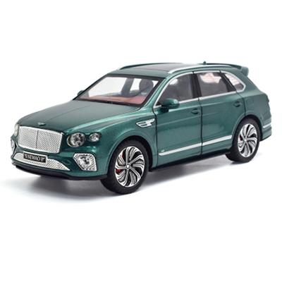 Bentley Bentayga SUV 1/24 en alliage, modèle de voiture de luxe en métal moulé sous pression, simulation de son et lumière, jouet pour enfants, cadeau