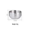 Huikuang 304 Stainless Steel Korean Style Soup Bowl
