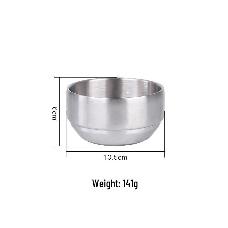 Huikuang 304 Stainless Steel Korean Style Soup Bowl