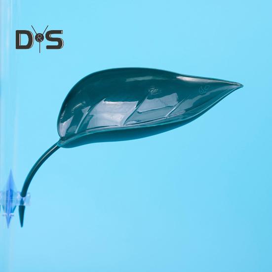 Sonnenplattform für Schildkröten in Blattform, Sonnenplattform für Bartagamen mit Saugnäpfen, Zubehör für Laubfrösche als Dekoration für Leopardgecko-Aquarien, 3 Stück