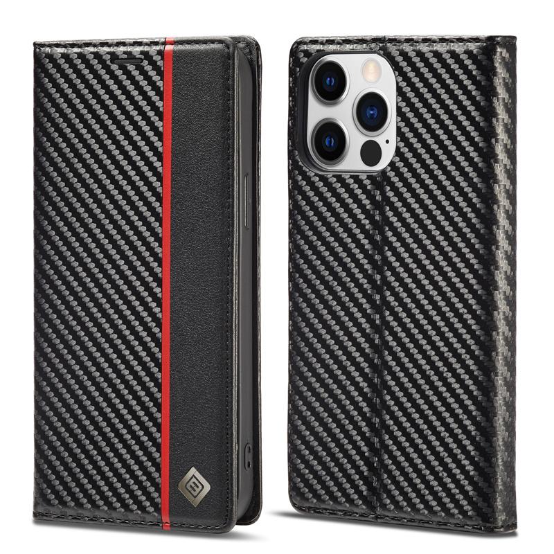 Luxury Fashion Carbon Fiber Leather Wallet