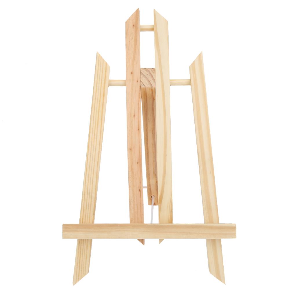 

Буковый Деревянный Мольберт Столик для Планшета Складной Треугольный Держатель для Рисования Живописи(29см)