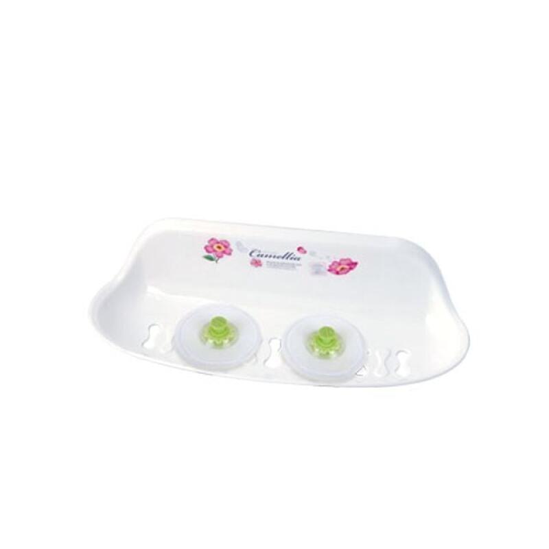 Suction wall-mounted soap holder