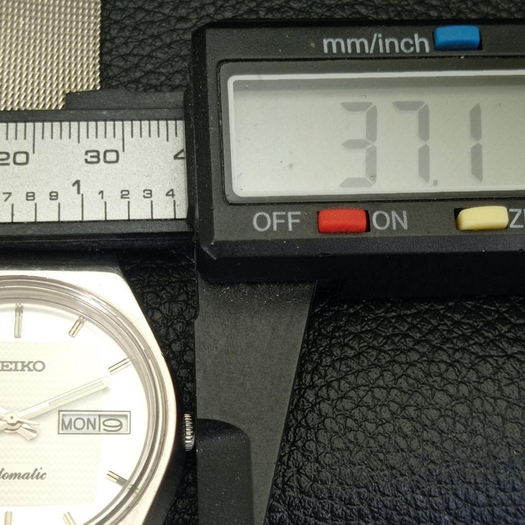 JAPAN VINTAGE SEIKO AUTOMATIC 6309A MENS SILVER COLOR DIAL WATCH A500837-5 R154-a500837