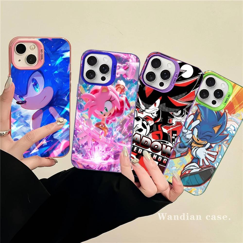 Game S-Sonic Movie Anime Color Phone Case For IPhone 17 16 15 14 13 12 11 Pro Max Plus Pro Shell