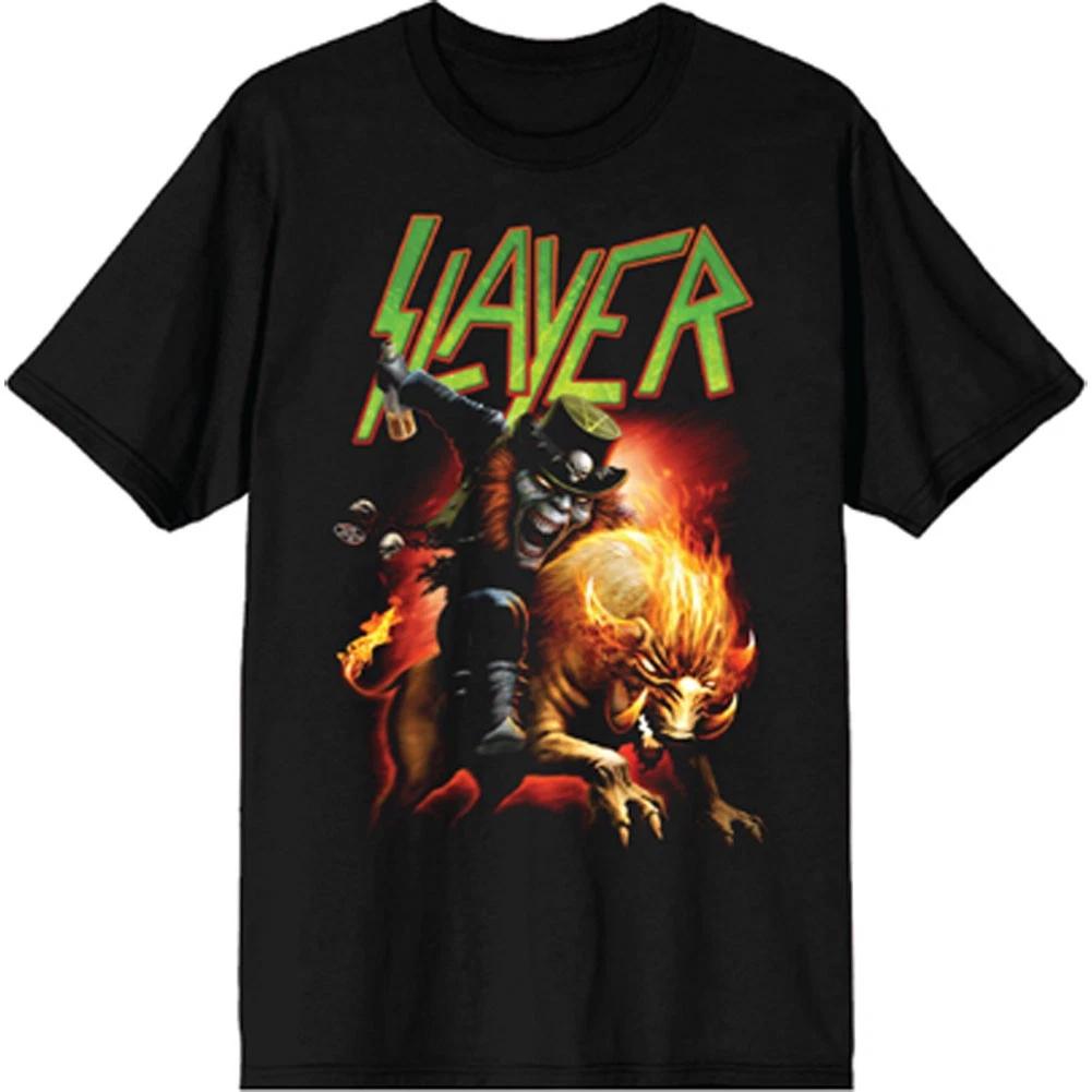 Men s Slayer Hell Beast T-shirt Small Black XS