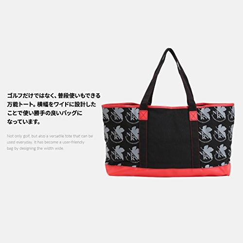 Eva Golf Round Tote Bag Black Height 48cm x Width 30cm x Depth 15cm Evangelion Tote Bag EG-1116TB
