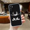 Julien Mari Jul Transparent Phone Case for Motorola Moto G7 G8 G9 G84 G85 G73 G24 G15 Z2 Play Power Plus