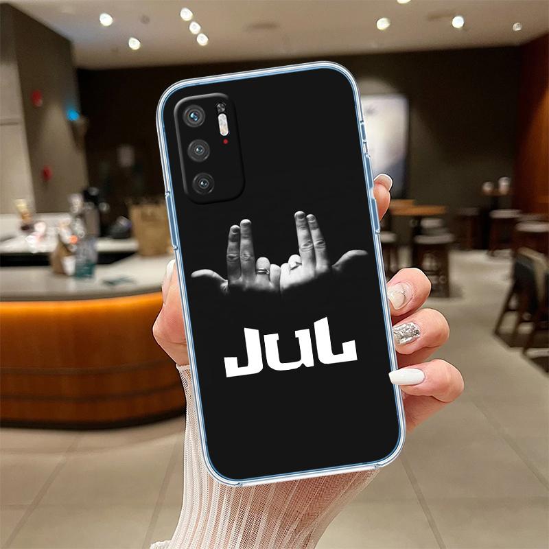 Julien Mari Jul Transparent Phone Case for Motorola Moto G7 G8 G9 G84 G85 G73 G24 G15 Z2 Play Power Plus